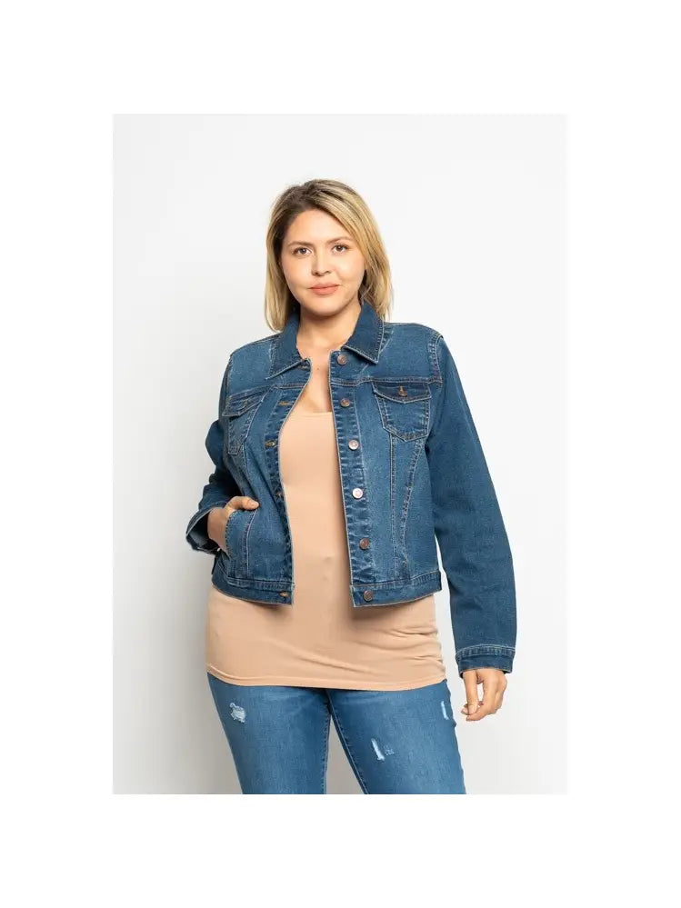 NEW ARRIVAL Classic Denim Jacket - Curvy