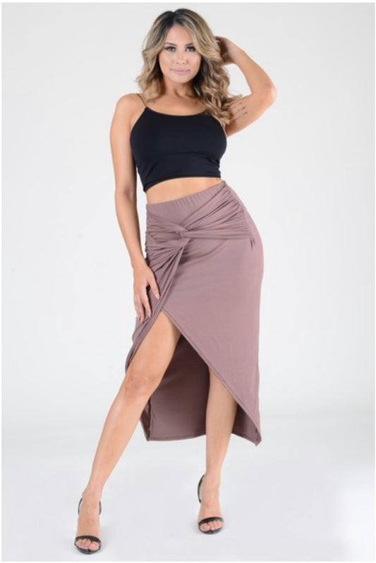 Knotted Tulip Skirt