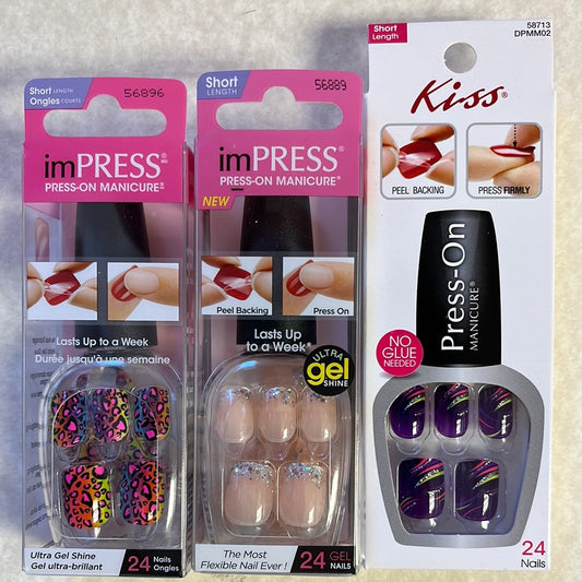 KISS & imPRESS Press-On Nails - Bundle